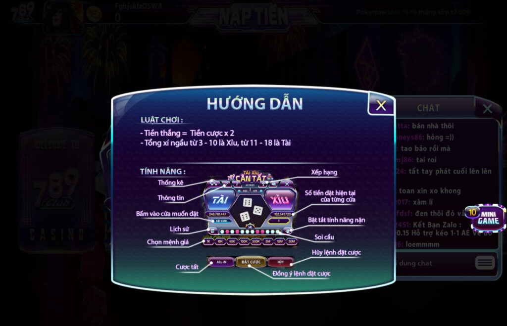 Luat choi tai xiu 2 Hiểu ngay luật chơi tựa game Tài Xỉu nhanh chóng nhất